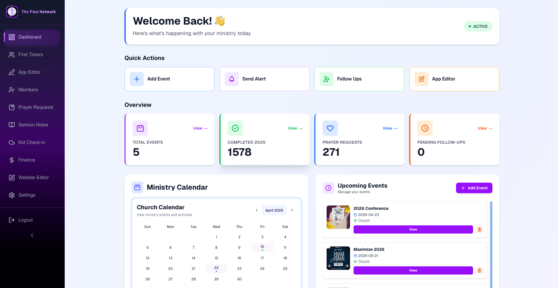 Dashboard Preview
